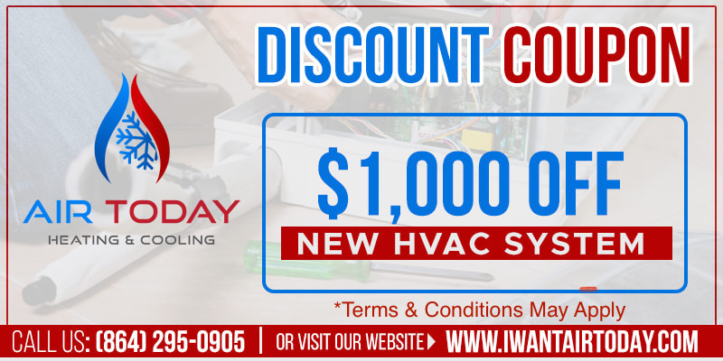 Discount Coupon for New Greenville HVAC System