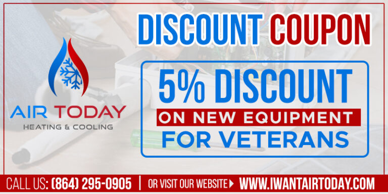 HVAC Equipment Discount Coupon for Veterans